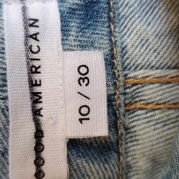 Good America Jeans 10 / 30 light washed denim - Picture 3 of 6